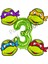 Ninja Kaplumbağalar 3 Yaş Yeşil Balon Set Ninja Turtles Konsept Doğum Günü Balon Set Mbappe Balon 1