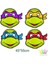 Ninja Kaplumbağalar 3 Yaş Yeşil Balon Set Ninja Turtles Konsept Doğum Günü Balon Set Mbappe Balon 2