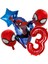 Örümcek Adam Spiderman 3 Yaş Doğum Günü Balon Set Spiderman Konsept Doğum Günü Balon Set 1