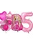 Barbie 5 Yaş Balon Seti Barbie Konsept Parti Barbie Pembe Doğum Günü Balon Seti 1