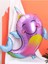 Unicorn Balina Balon 8 Yaş Set Okyanus Konsept Unicorn Yunus Balığı ve Mor Rakam Balon Set 2