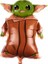 Star Wars Yoda 5 Yaş Yeşil Rakam Balon Set Yıldız Savaşları Yoda Konsept Doğum Günü Balon Set 2