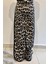 PLT001 Leopar Desen Triko Lastikli Pantolon 2
