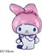 Kuromi 4 Yaş Mini Mor Balon Set Kuromi Mymelody Cinnamonroll Konsept Doğum Günü Balon Set 2