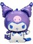 Kuromi 4 Yaş Mini Mor Balon Set Kuromi Mymelody Cinnamonroll Konsept Doğum Günü Balon Set 3