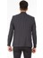 5140 Yelekli Dar Kalıp Gri Ekose Erkek Blazer Ceket 4