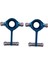 2 Adet Yükseltilmiş Metal Parçalar Arka Direksiyon Kupası Wltoys P929 P939 K969 K979 K989 K999 1/28 Rc Araba, Mavi (Yurt Dışından) 5
