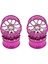 4 Adet Jantlar 52X26MM Hsp Hpı Redcat Kyosho Sakura Tamiya TT02 MN86K 1/10 Rc Drift On-Road Yarış Araba, Pembe (Yurt Dışından) 2