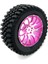 4 Adet Jantlar 52X26MM Hsp Hpı Redcat Kyosho Sakura Tamiya TT02 MN86K 1/10 Rc Drift On-Road Yarış Araba, Pembe (Yurt Dışından) 3
