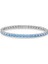 Aquamarine Zirconia Taşlı Su Yolu Bileklik 1