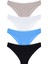 4 Adet Dantel Işlemeli Bikini Külot Mint, Bej, Beyaz, Somon 1