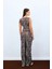 Zebra Desen Pantolon - Kahve 4