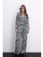 Salaş Zebra Desen Pantolon - Siyah 1