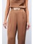 Salaş Krep Saten Pantolon - Camel 4