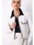 Bisiklet Yaka Kısa Ceket - Taş 5