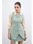 Düğmeli Tüvit Yelek - Mint 3