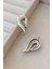 Kuğu Figür Silver Modern Günlük Elbise Küpe 4
