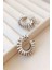 Modern Silver Spiral Halkalı Zarif Günlük Minimal Küpe 1
