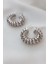 Modern Silver Spiral Halkalı Zarif Günlük Minimal Küpe 2
