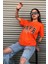 Kadın Bhvr Oversize Baskılı T-Shirt Bluz 1