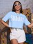 Kadın Crop Oversize Sunday Baskılı 4
