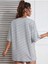 Smile Baskılı Kadın Oversize Salaş T-Shirt Boyfirend 2