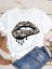Leopard Lip Baskılı Oversize T-Shirt Salaş Boyfirend 1