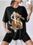 Dolar Bear Baskılı Oversize T-Shirt Salaş Boyfirend 1
