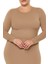 Plus Size Şekillendiren Midi Elbise 3
