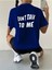 Dont Talk Baskılı Kadın Oversize Salas T-Shirt Boyfriend 1