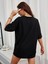Pocket Printed Baskılı Kadın Oversize Salas T-Shirt Boyfriend 3