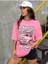 Los Angels Baskılı Oversize Salas T-Shirt Boyfriend 1