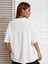 Be A Kind Human Baskılı Kadın Oversize Gri Salas T-Shirt Boyfriend 4