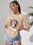 Intense Felling Baskılı Kadın Oversize Salas T-Shirt Boyfriend 1