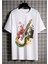 Unisex Gitar Baskılı Oversize T-Shirt 1