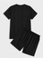 Unisex Standart Baskılı Oversize T-Shirt ve Şort Kombin 2