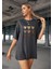 Kadın Kalp Baskılı Oversize T-Shirt 1