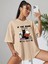 Toprak Oversize T-Shirt If The Book Baskılı 5