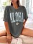 Aloha Baskılı Oversize T-Shirt Salaş Boyfirend 1