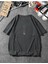 Unisex Four Elements Baskılı Oversize T-Shirt 1