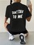 Dont Talk Baskılı Kadın Oversize Salas T-Shirt Boyfriend 1