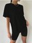 Dont Talk Baskılı Kadın Oversize Salas T-Shirt Boyfriend 2