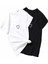 Kalp Baskılı 2'li Takım Kombin Oversize Salas T-Shirt Boyfriend 2