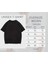 Unisex Siyah Nasa Ayıcık Baskılı Oversize T-Shirt ve Şort Kombin 5