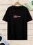 Siyah Black Pink Baskılı T-Shirt 1
