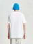 Unisex Beyaz Just Rick It Baskılı Oversize T-Shirt 2