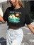 Kadın Crop Oversize New York Baskılı 3