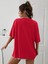 New York 1968 Baskılı Kadın Oversize Salas T-Shirt Boyfriend 2