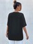 Siyah Oversize T-Shirt Nash Vılle Baskılı 5
