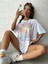 Beyaz Arizona Oversize T-Shirt 2